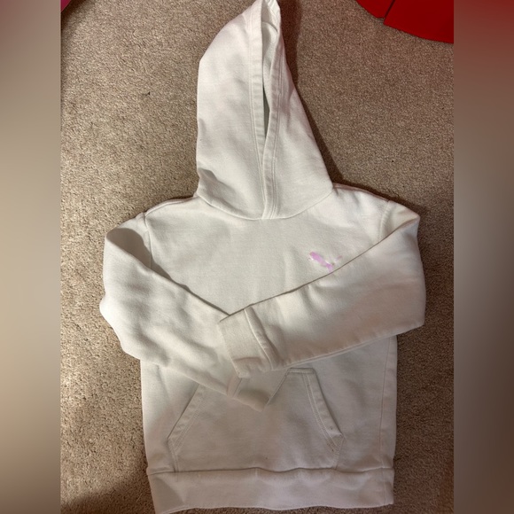 5/$25 White Kids Puma Hoodie, Small (US 7) - Picture 1 of 2
